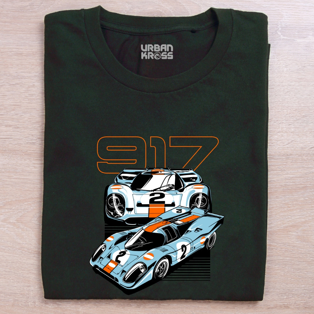 Racing Car 917 Unisex Classic Crew T-Shirt
