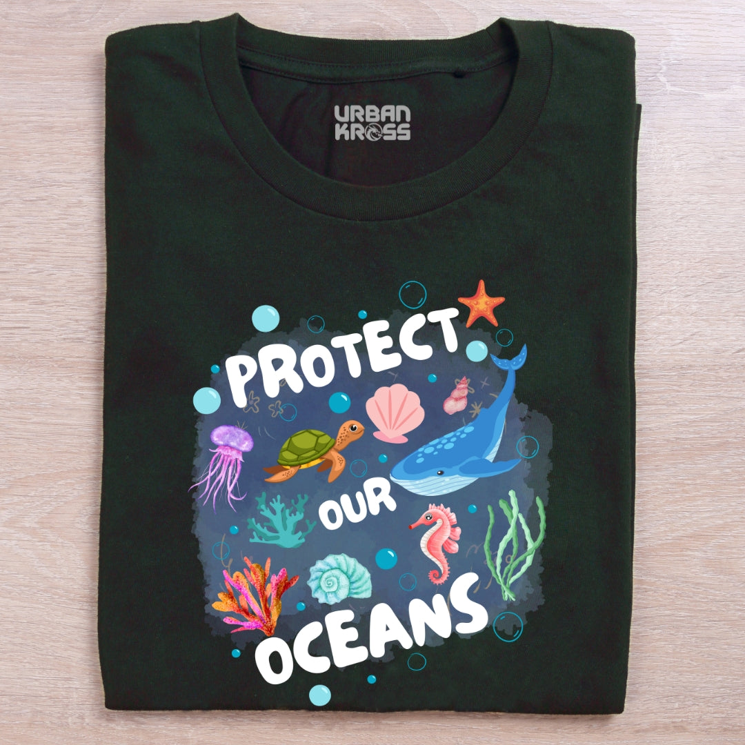 Protect Our Oceans Unisex Classic Crew T-Shirt