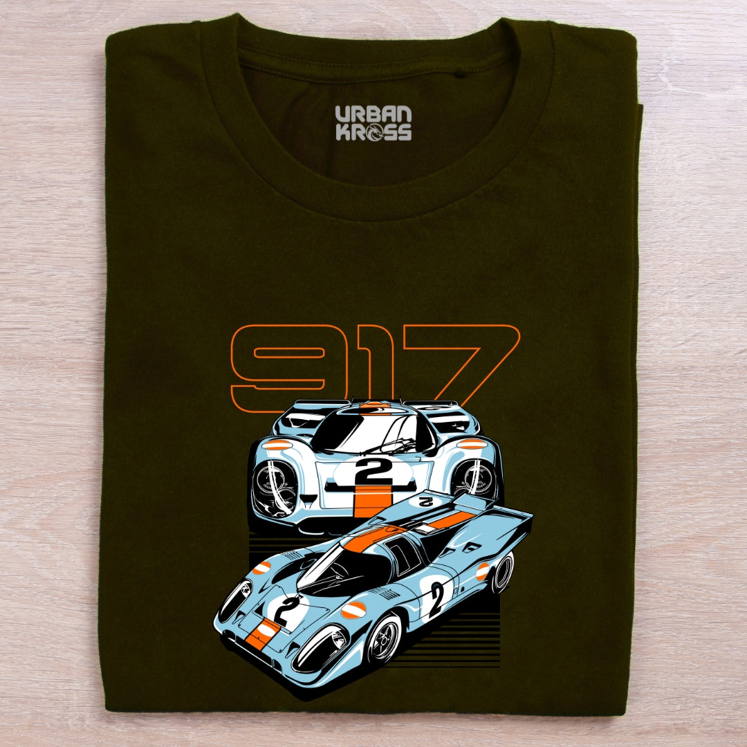 Racing Car 917 Unisex Classic Crew T-Shirt