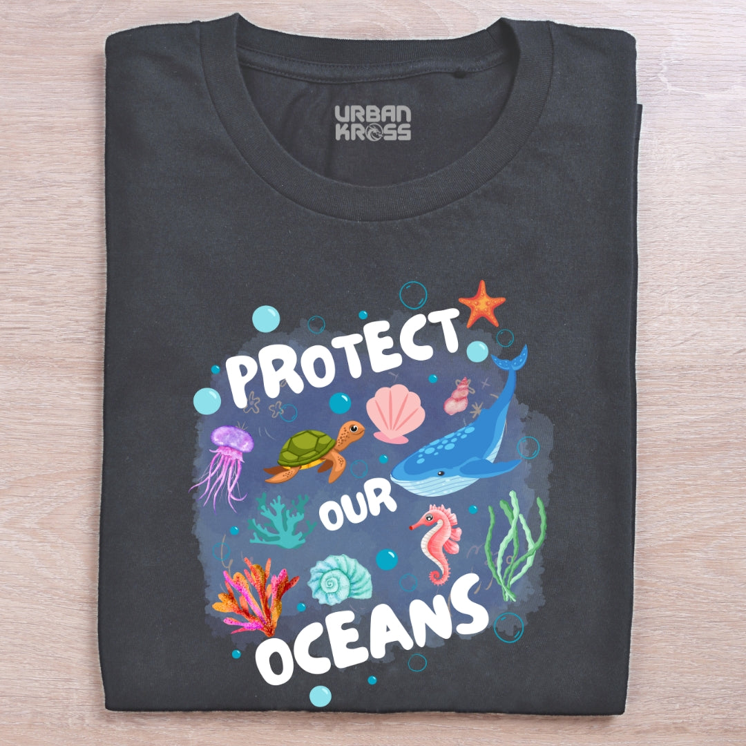 Protect Our Oceans Unisex Classic Crew T-Shirt