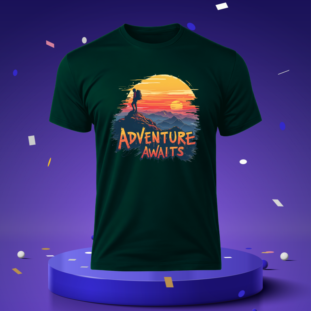 Adventure Awaits Unisex Dark Tshirts