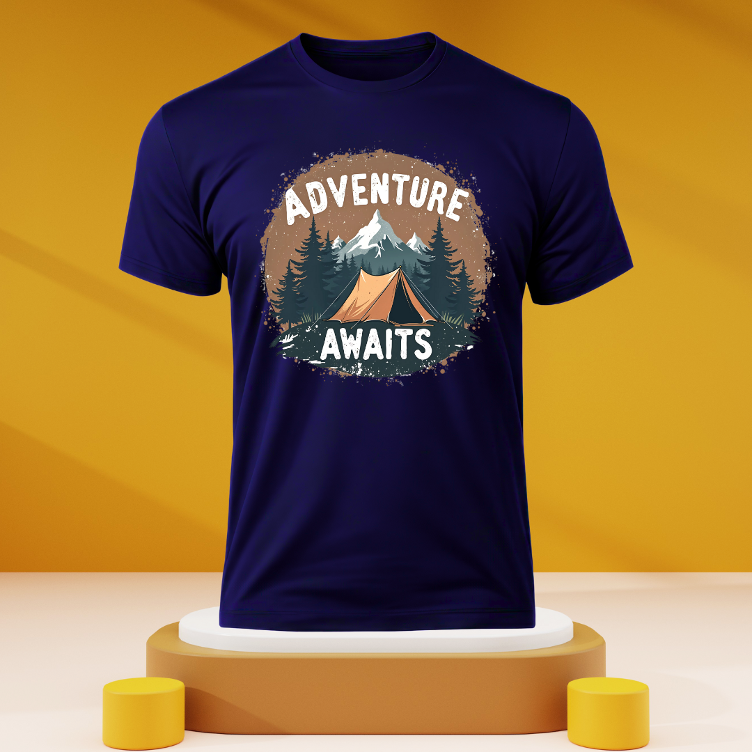 Adventure Awaits Dark Unisex tshirts