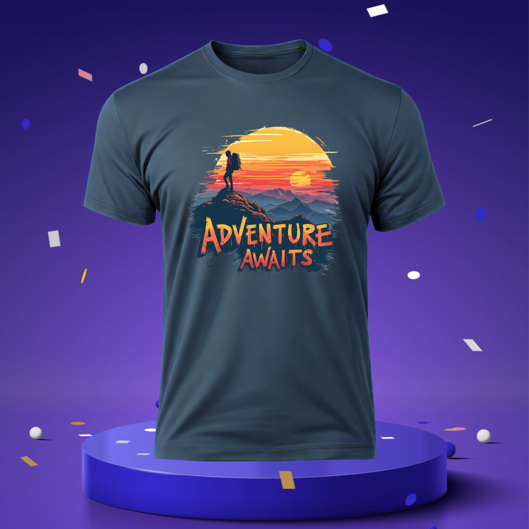 Adventure Awaits Unisex Dark Tshirts