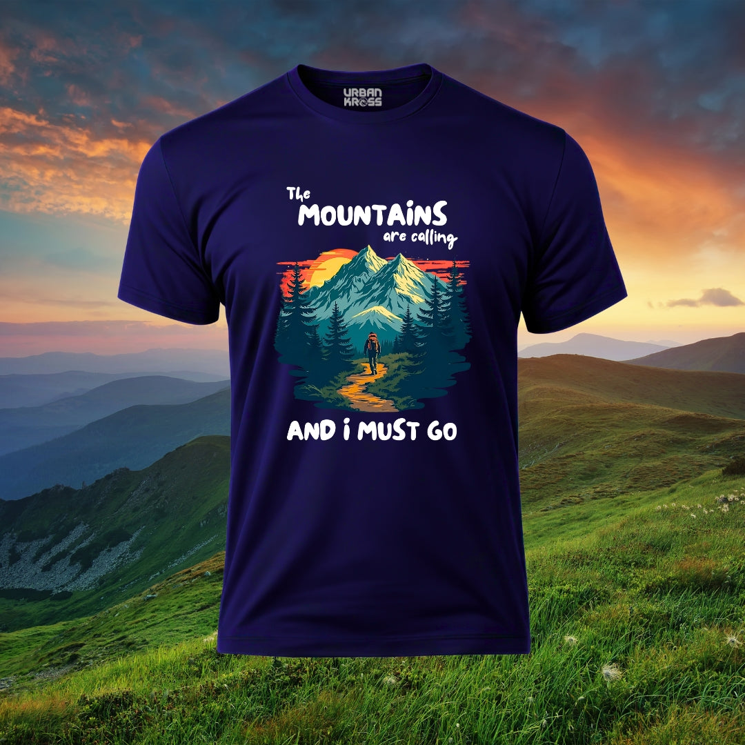 The Mountains Are Calling Unisex Classic Crew T-Shirt