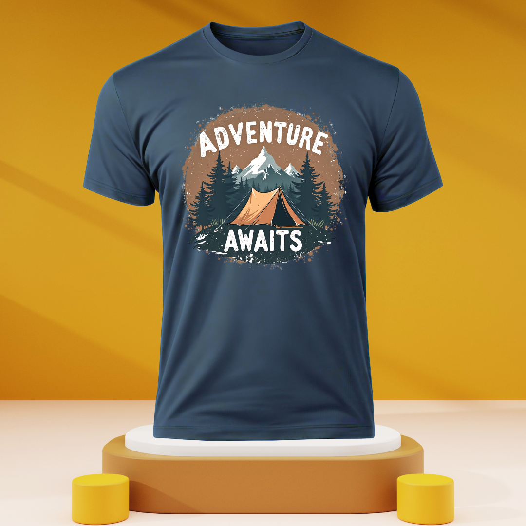 Adventure Awaits Dark Unisex tshirts