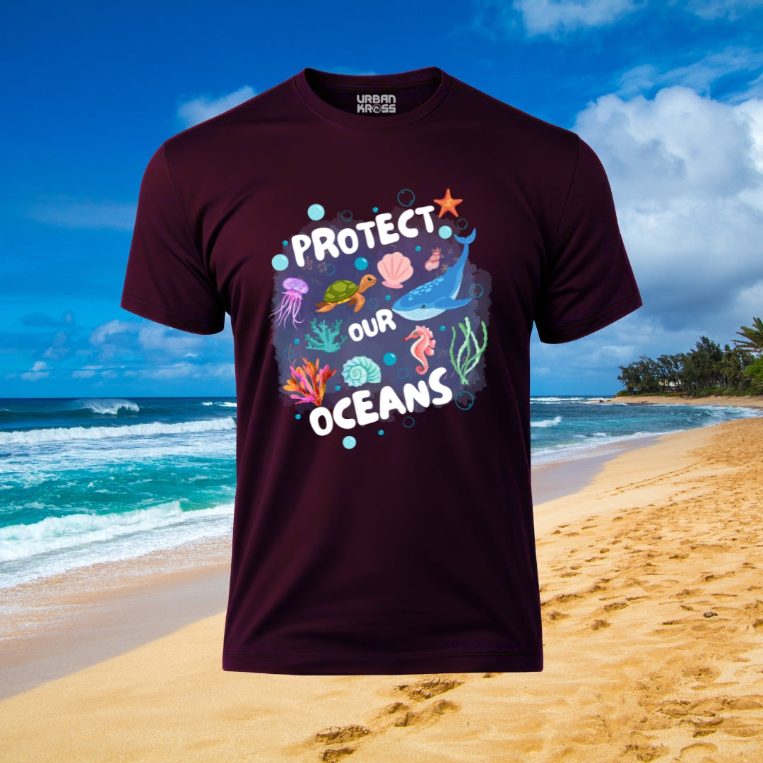 Protect Our Oceans Unisex Classic Crew T-Shirt