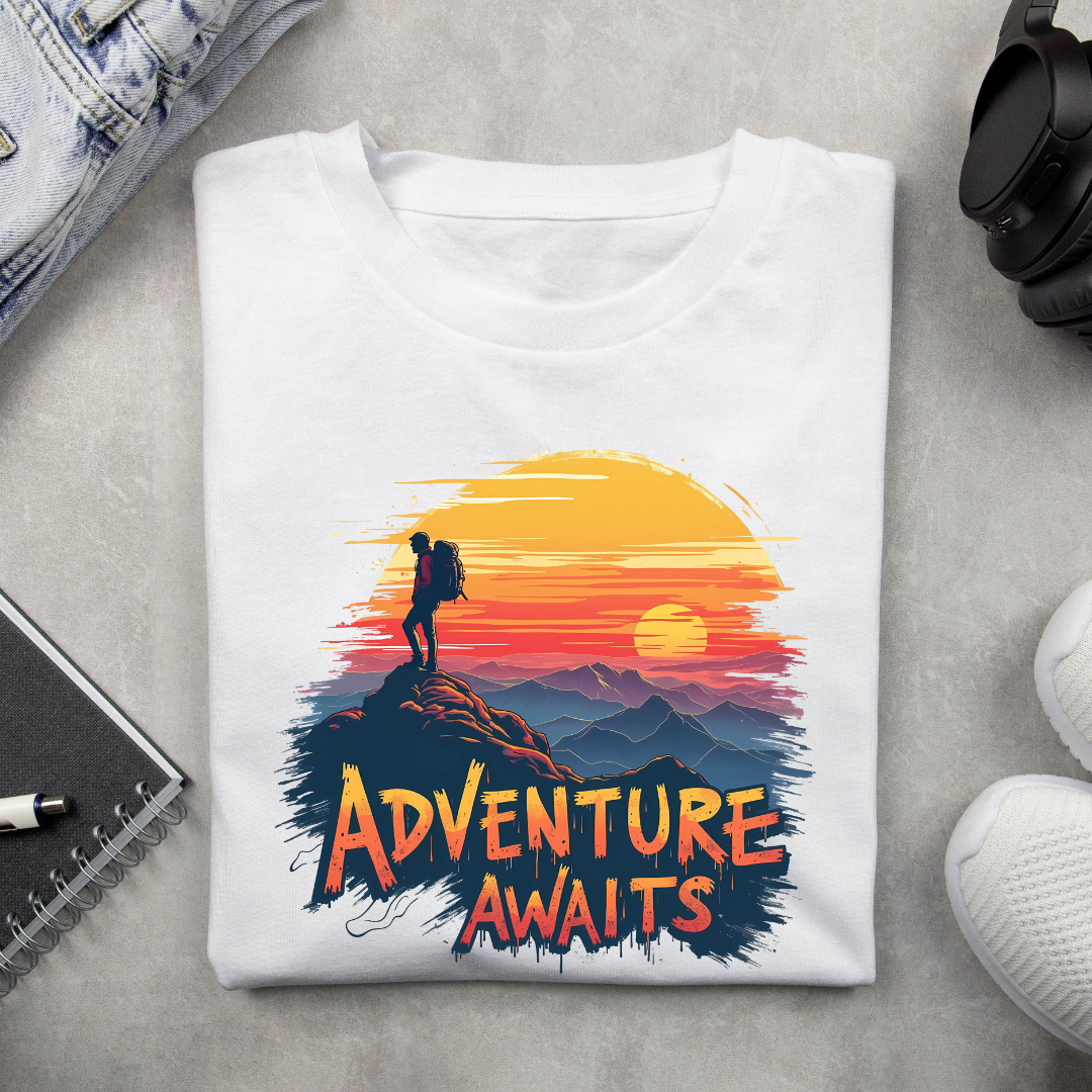 Adventure Awaits Unisex Light Tshirts