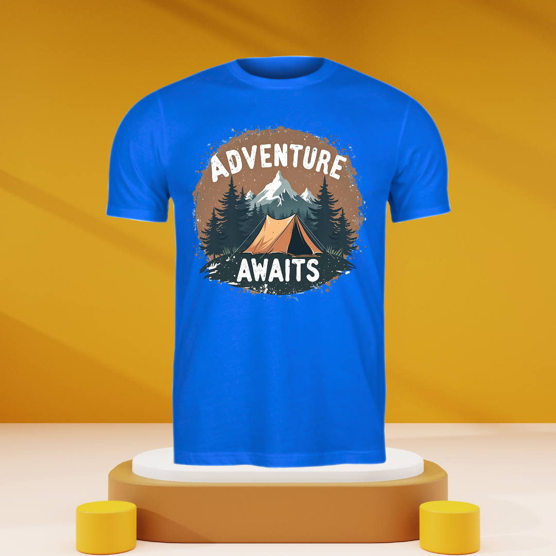 Adventure Awaits Dark Unisex tshirts