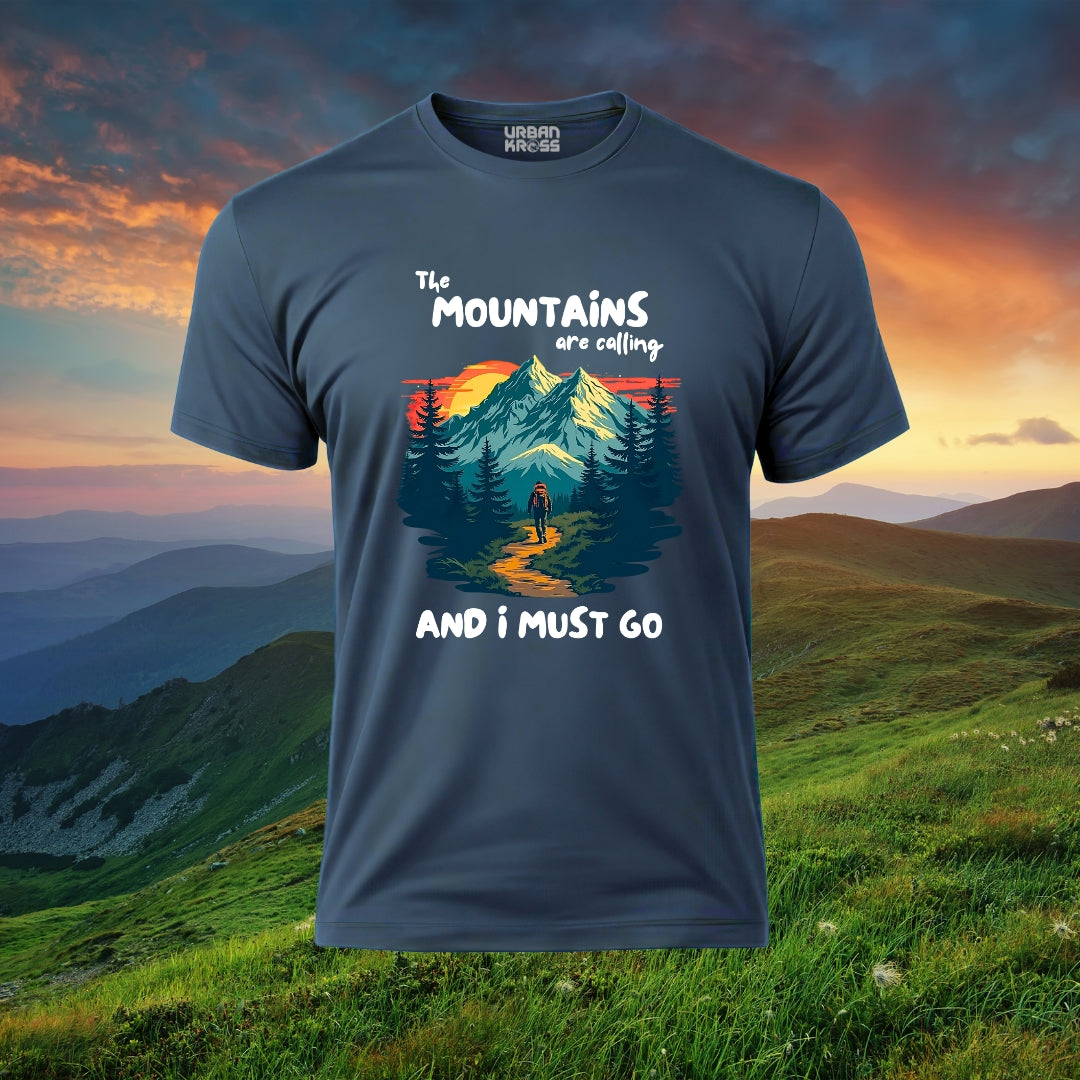 The Mountains Are Calling Unisex Classic Crew T-Shirt