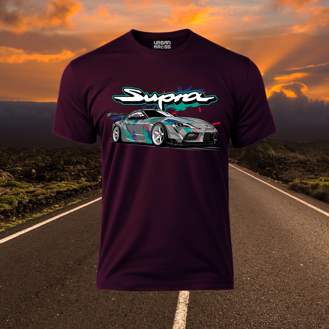 Racing Car Supra Unisex Classic Crew T-Shirt