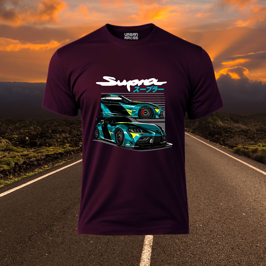 Racing Car Supra Unisex Classic Crew T-Shirt