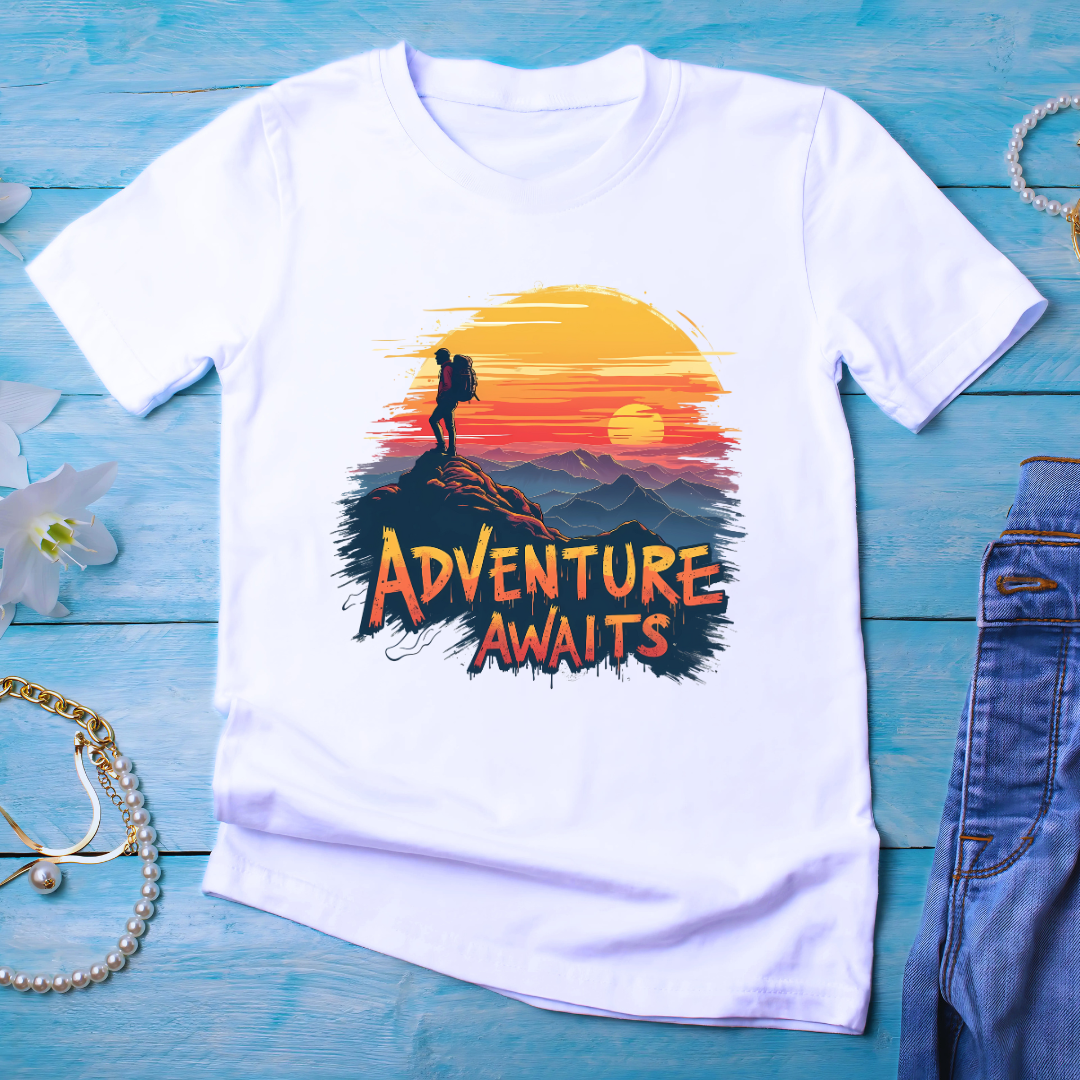 Adventure Awaits Unisex Light Tshirts