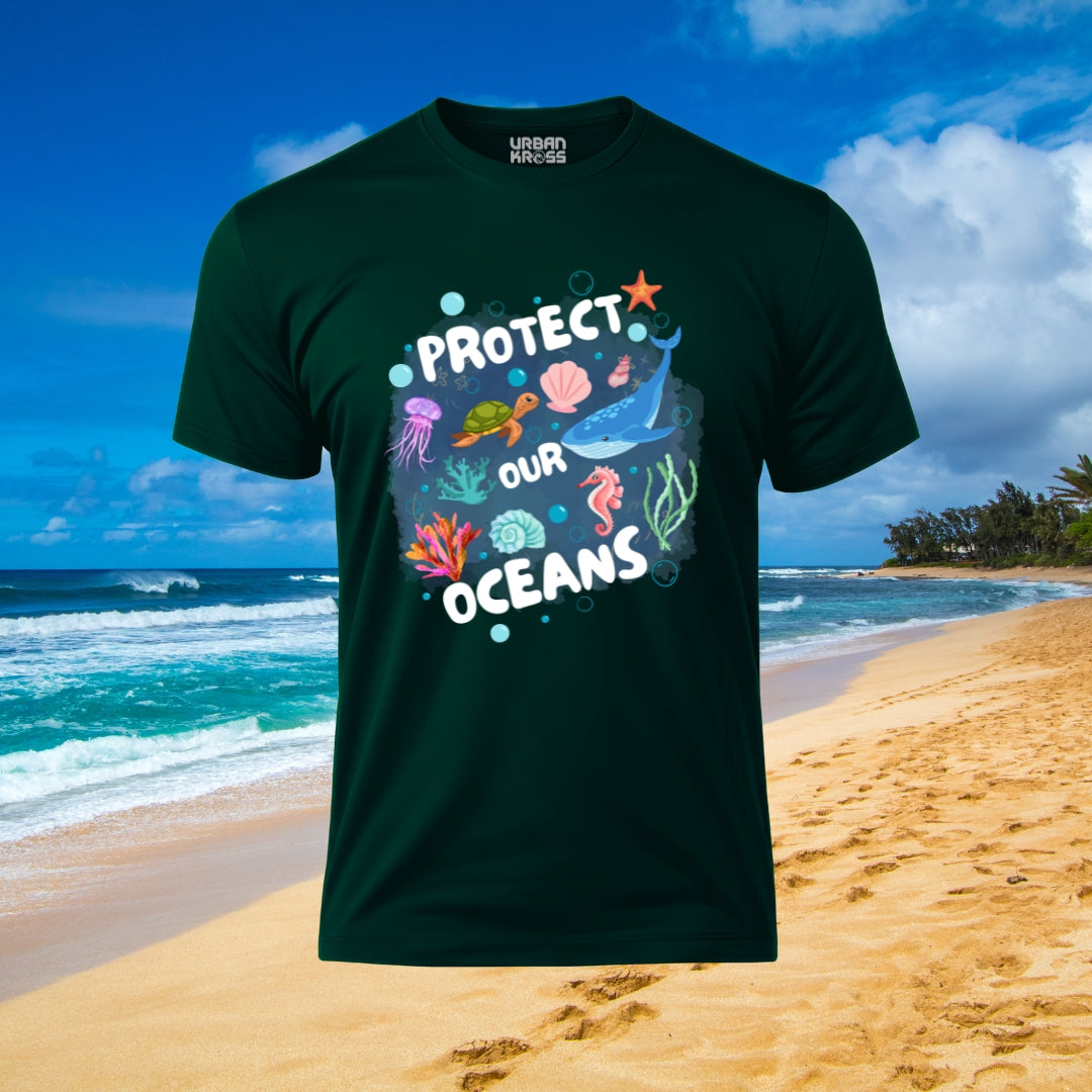 Protect Our Oceans Unisex Classic Crew T-Shirt