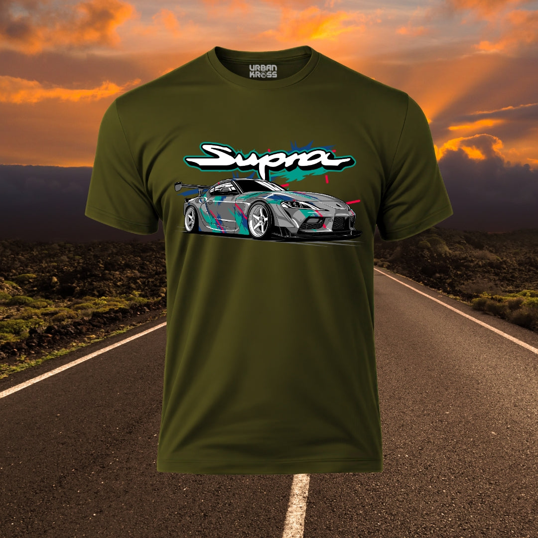 Racing Car Supra Unisex Classic Crew T-Shirt