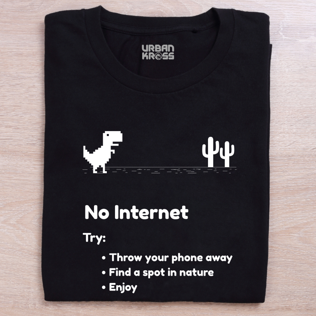 No Internet Unisex Classic Crew T-Shirt