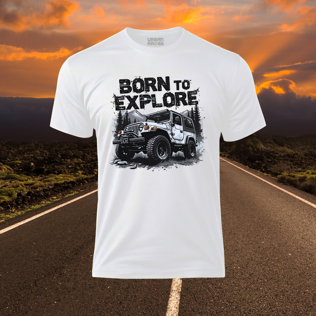 Born To Explore Unisex Classic Crew T-Shirt