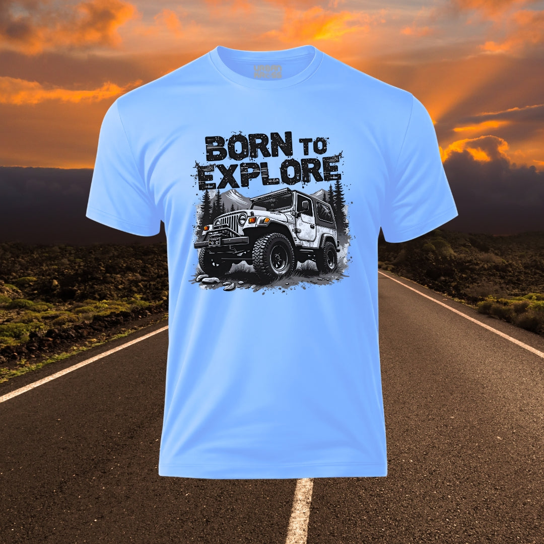 Born To Explore Unisex Classic Crew T-Shirt