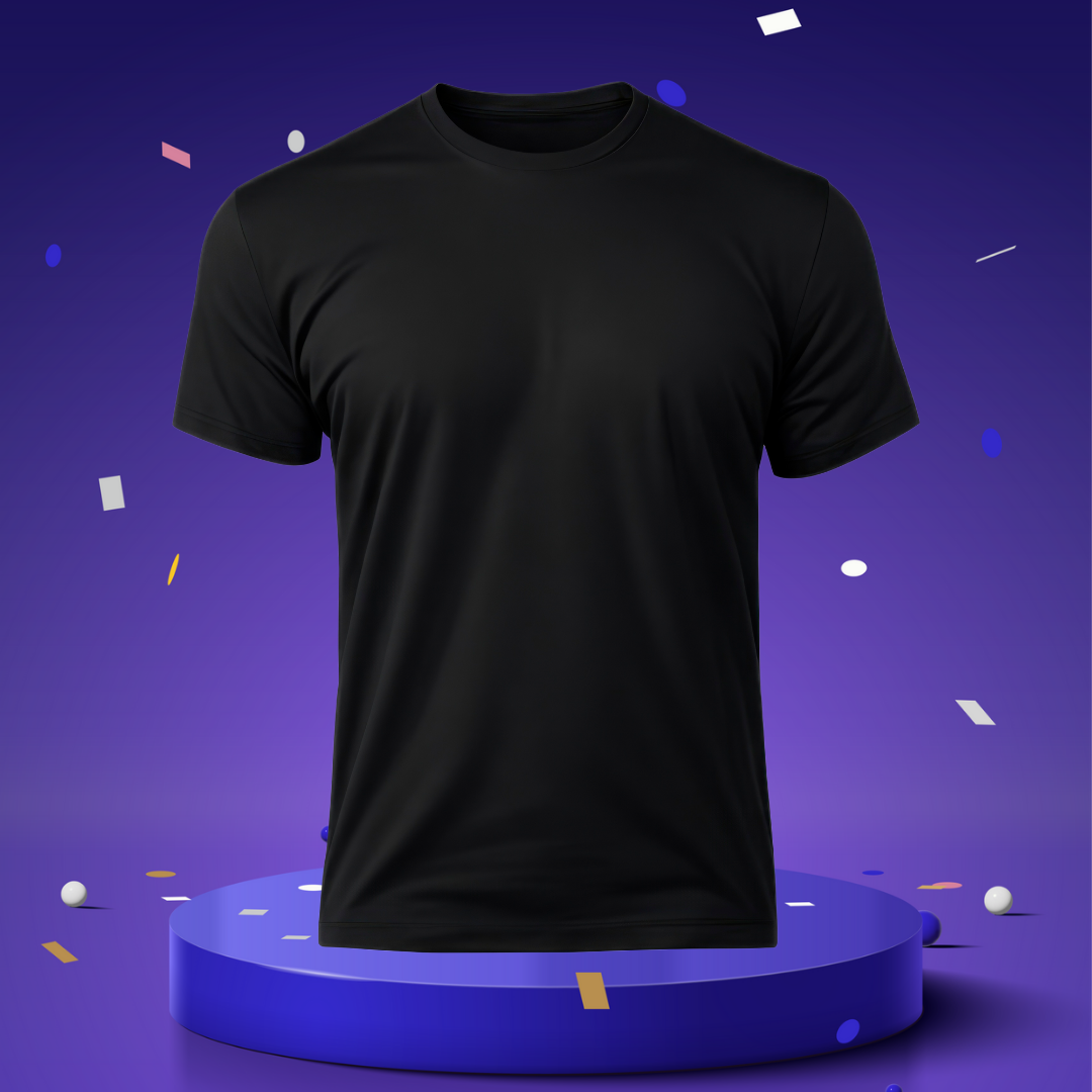 Plain Dark Unisex Tshirt
