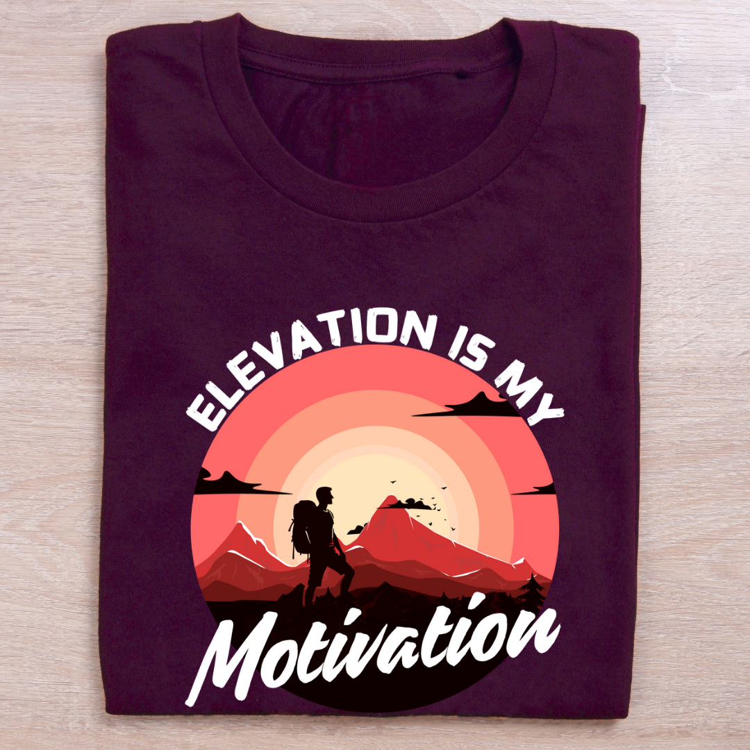 Elevation is my motivation Unisex Tshirts