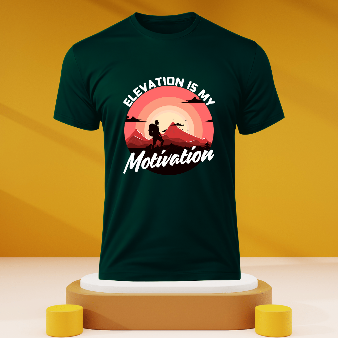Elevation is my motivation Unisex Tshirts