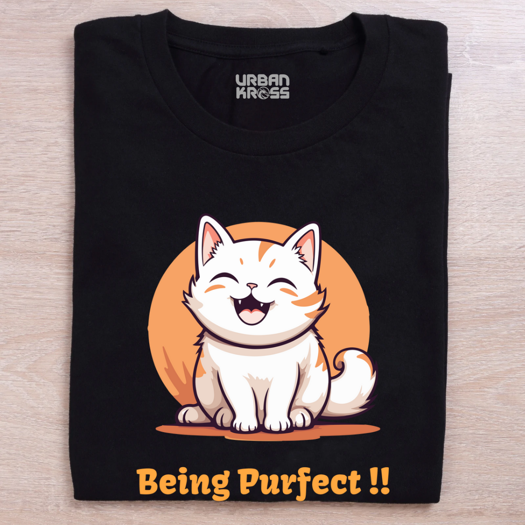Being Purfect Unisex Tshirt- Dark