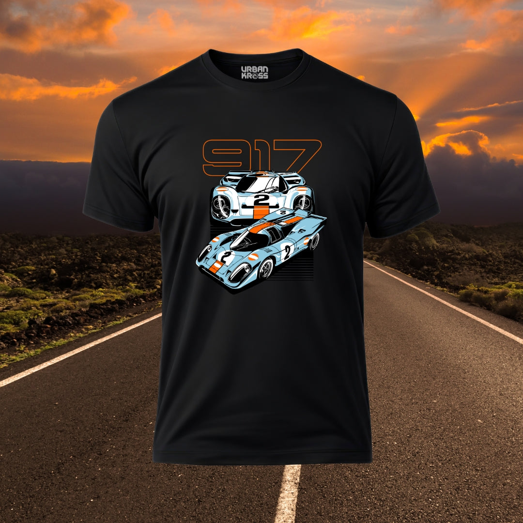 Racing Car 917 Unisex Classic Crew T-Shirt