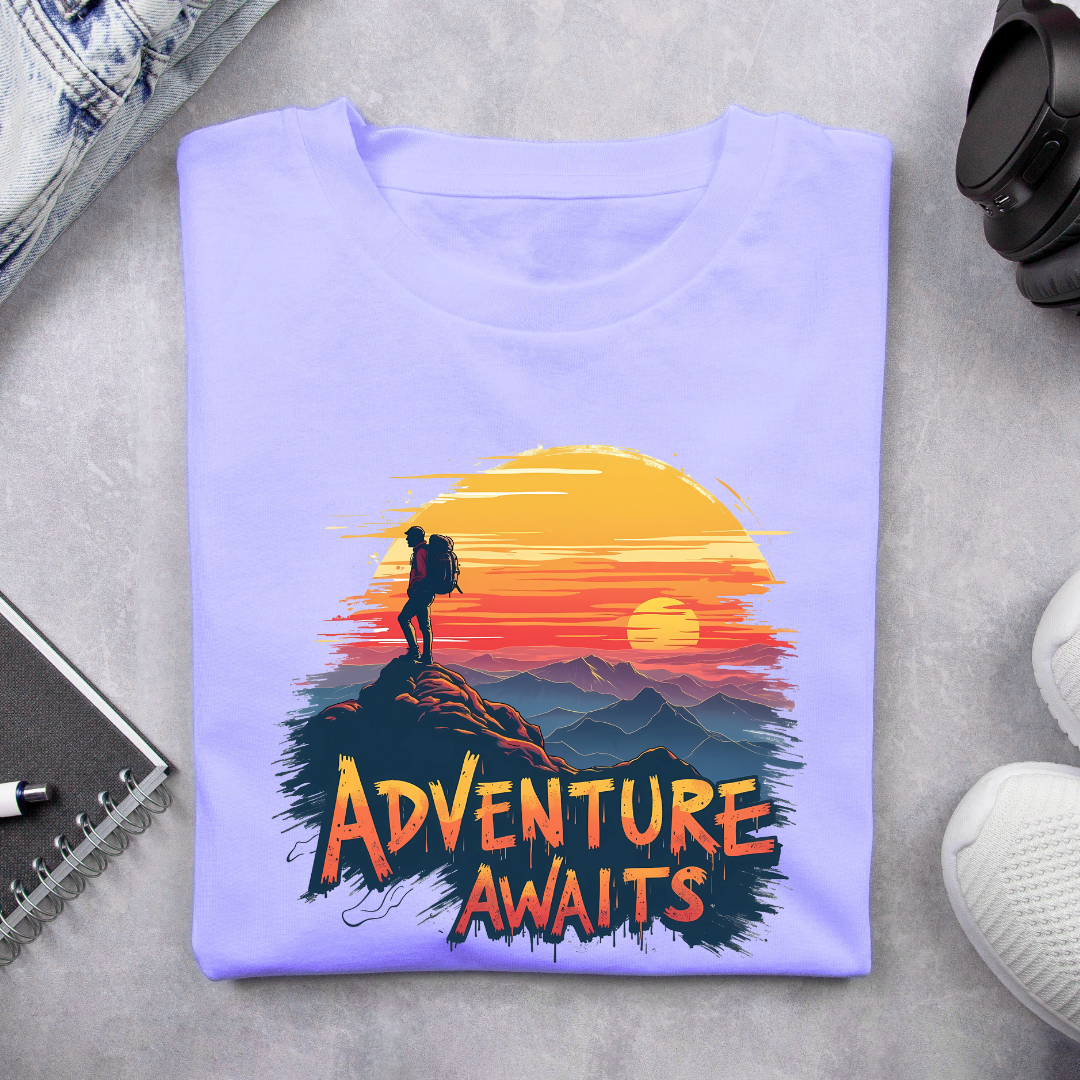 Adventure Awaits Unisex Light Tshirts