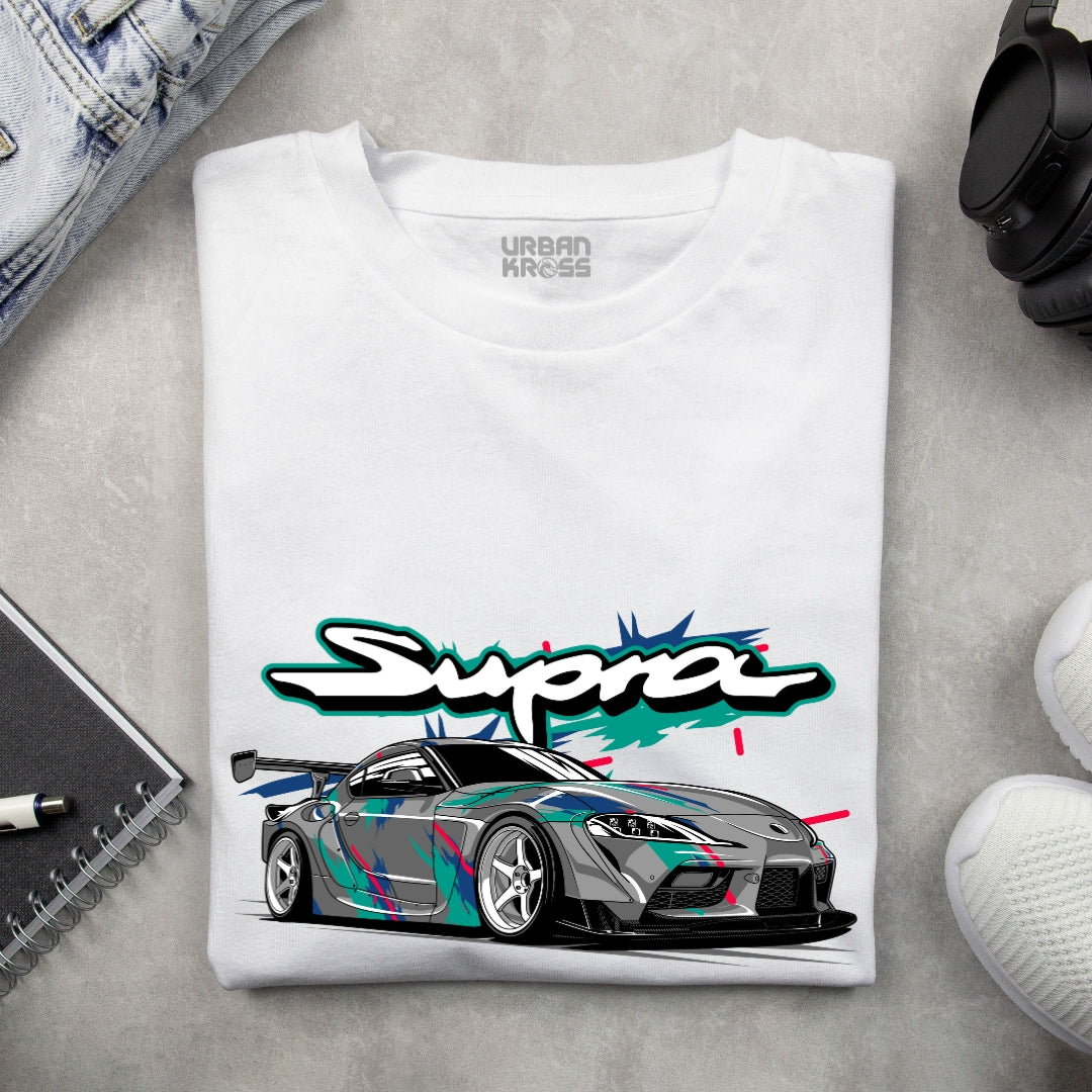 Racing Car Supra Unisex Classic Crew T-Shirt