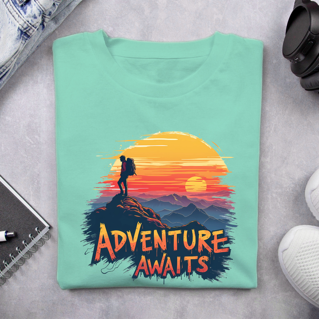 Adventure Awaits Unisex Light Tshirts