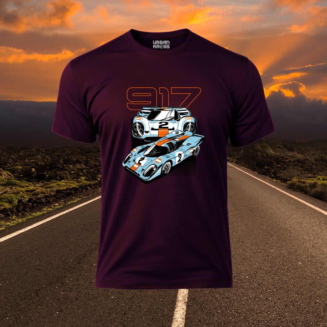 Racing Car 917 Unisex Classic Crew T-Shirt