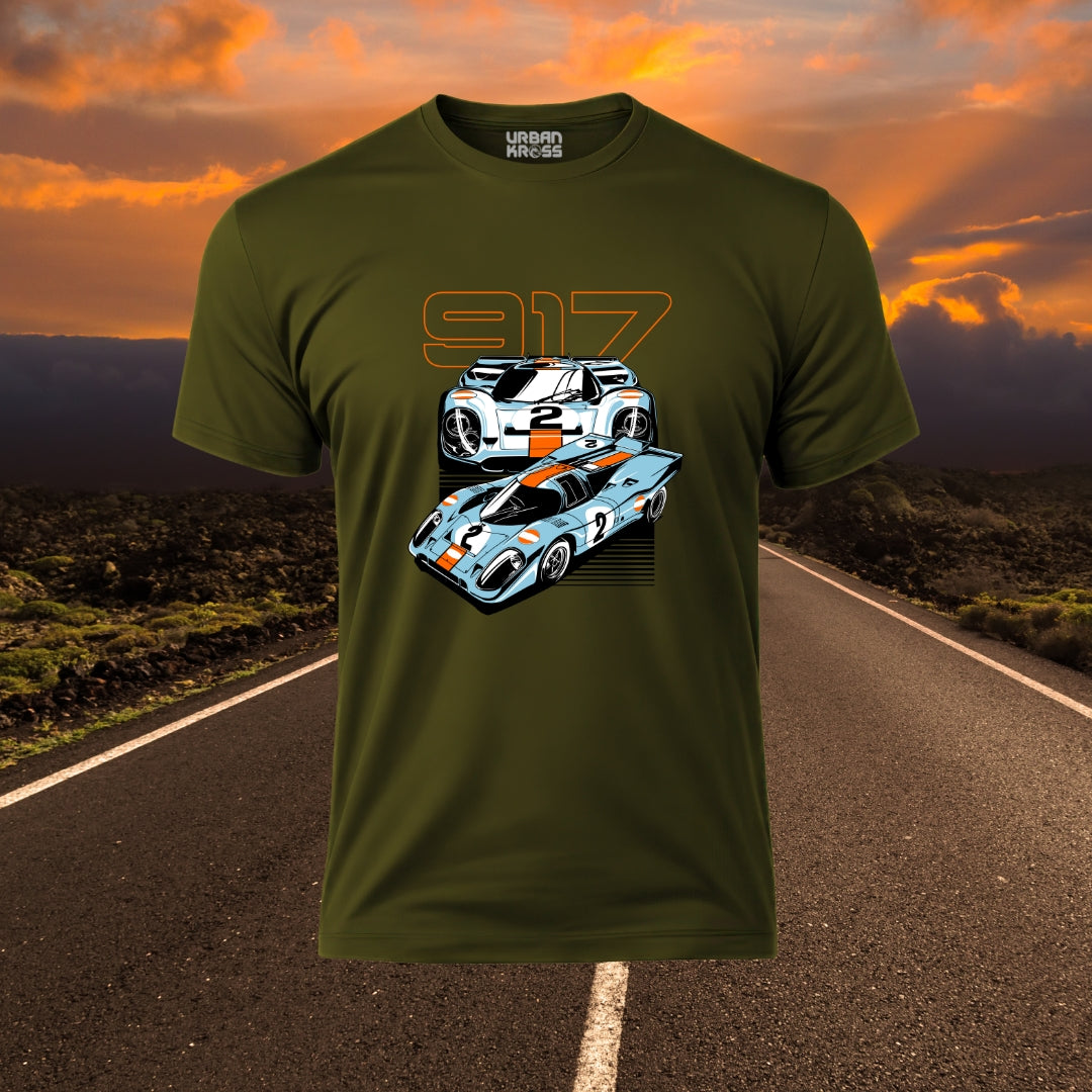 Racing Car 917 Unisex Classic Crew T-Shirt