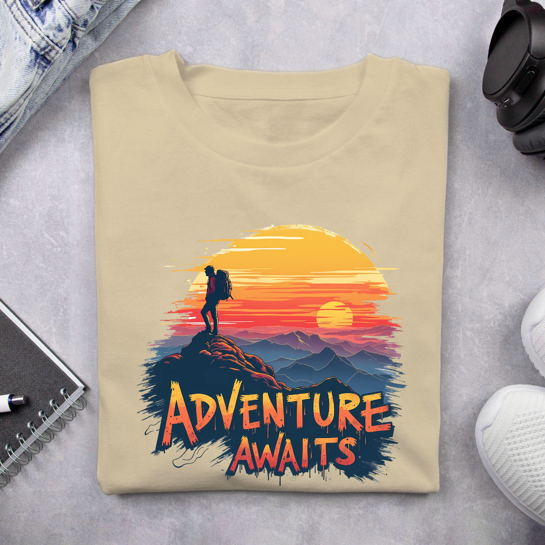 Adventure Awaits Unisex Light Tshirts