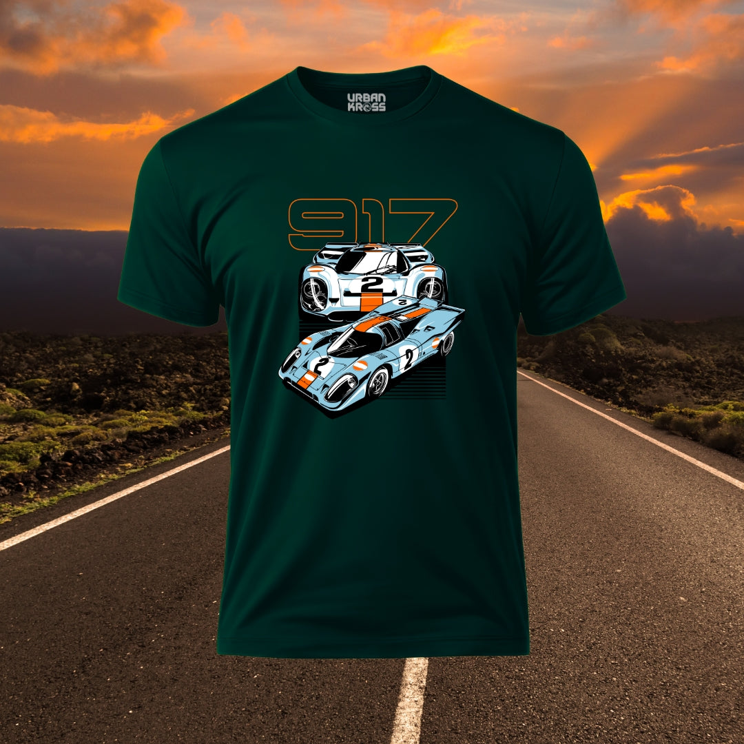 Racing Car 917 Unisex Classic Crew T-Shirt