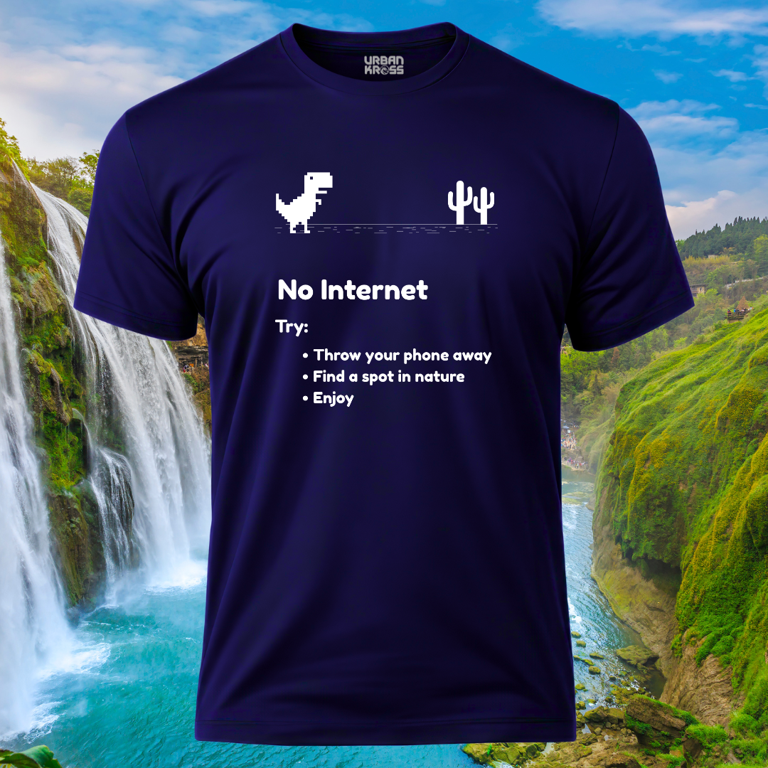 No Internet Unisex Classic Crew T-Shirt