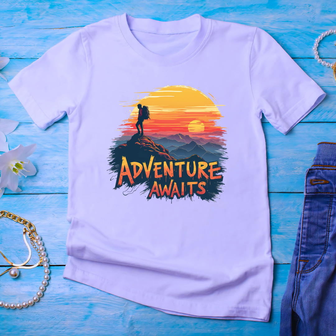Adventure Awaits Unisex Light Tshirts