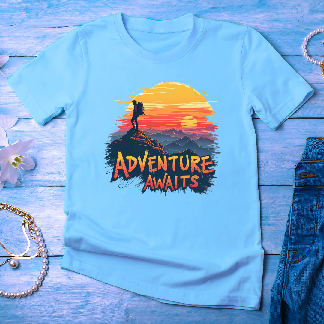 Adventure Awaits Unisex Light Tshirts