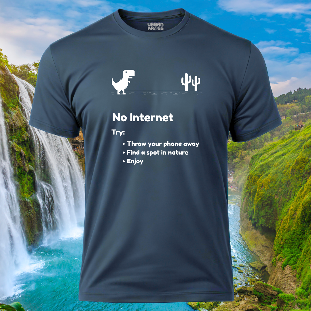 No Internet Unisex Classic Crew T-Shirt