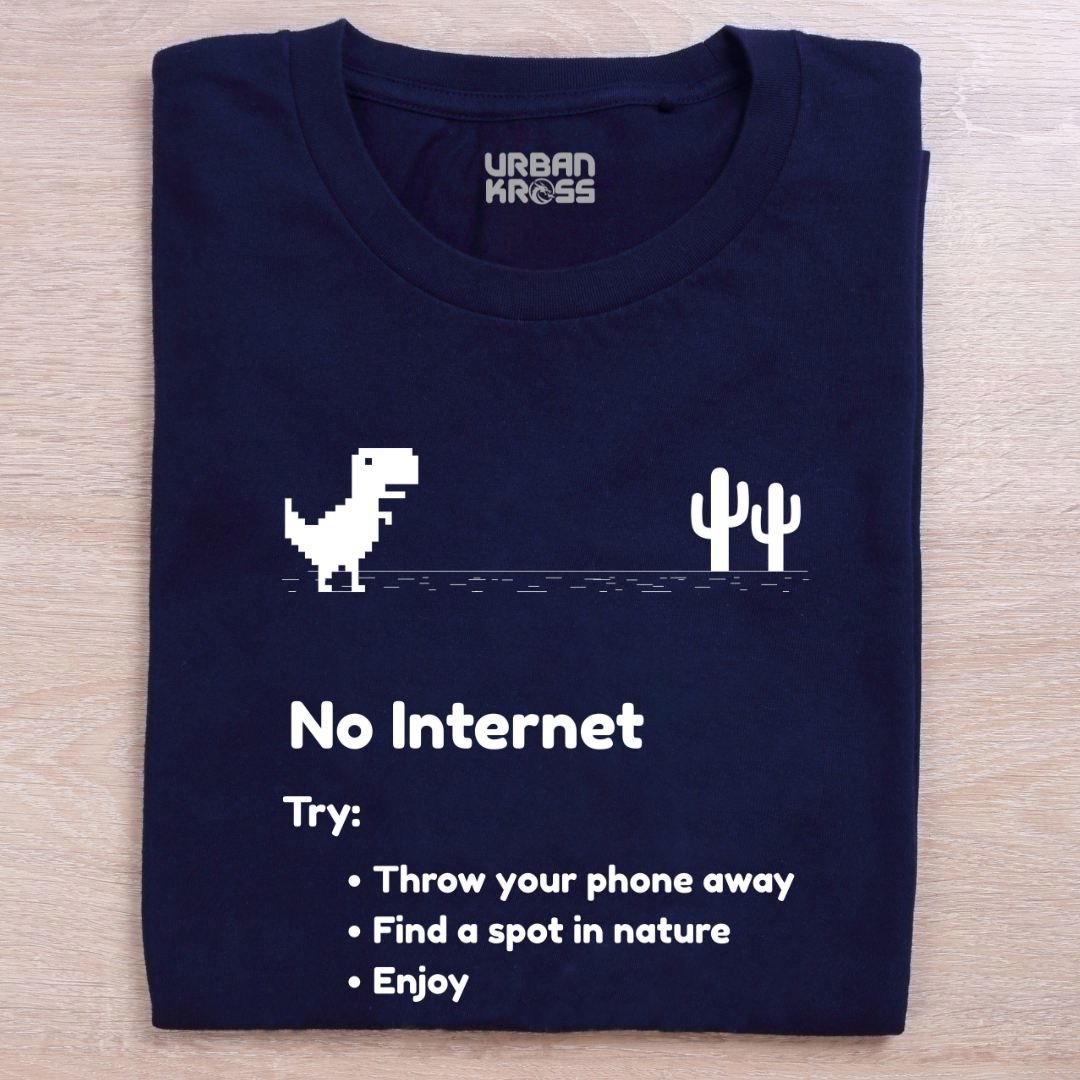 No Internet Unisex Classic Crew T-Shirt