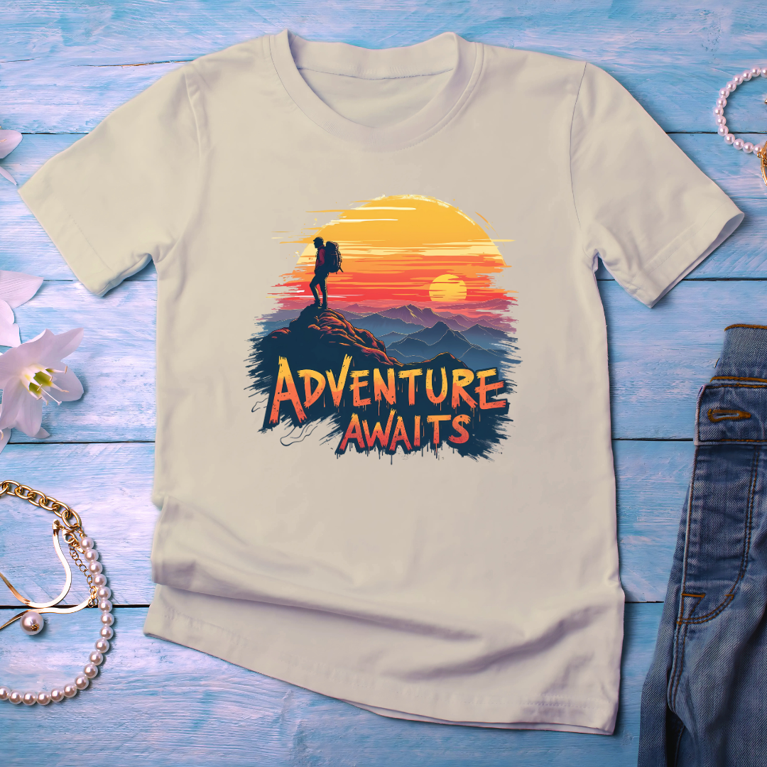 Adventure Awaits Unisex Light Tshirts