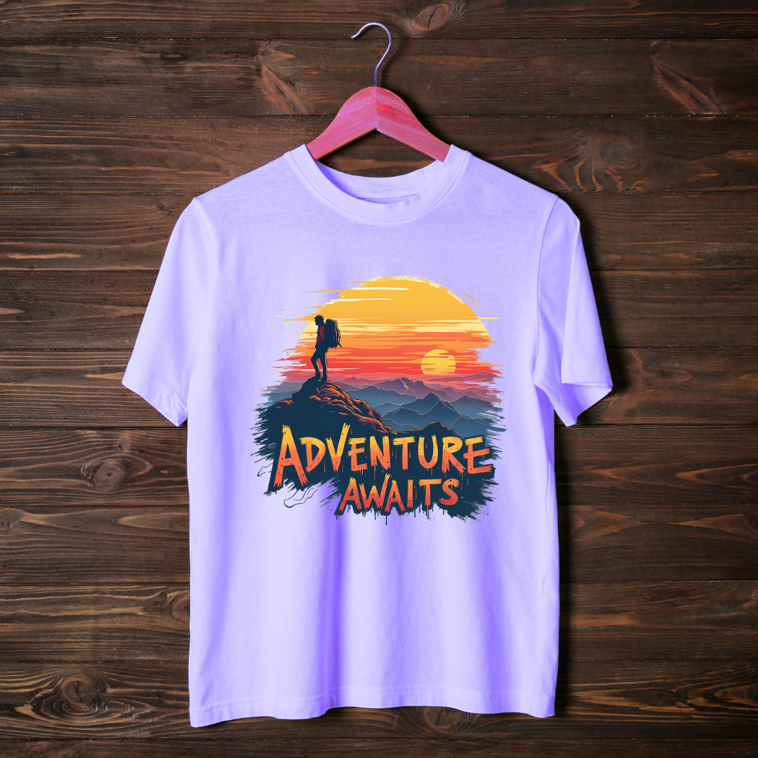 Adventure Awaits Unisex Light Tshirts