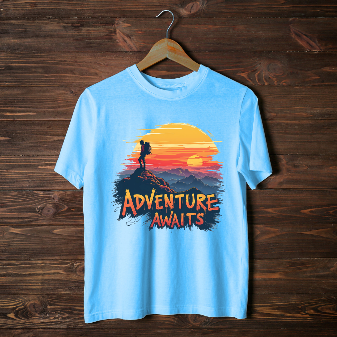 Adventure Awaits Unisex Light Tshirts