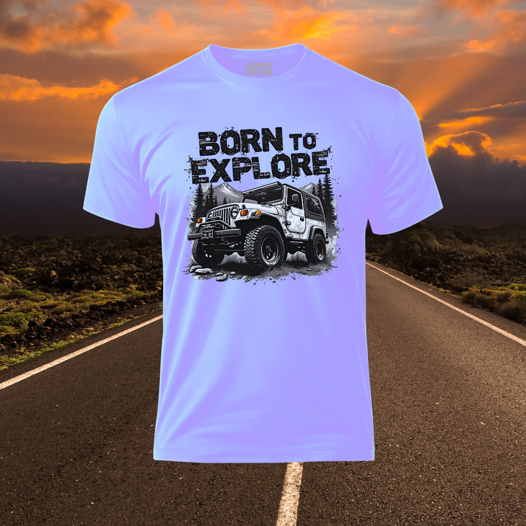 Born To Explore Unisex Classic Crew T-Shirt