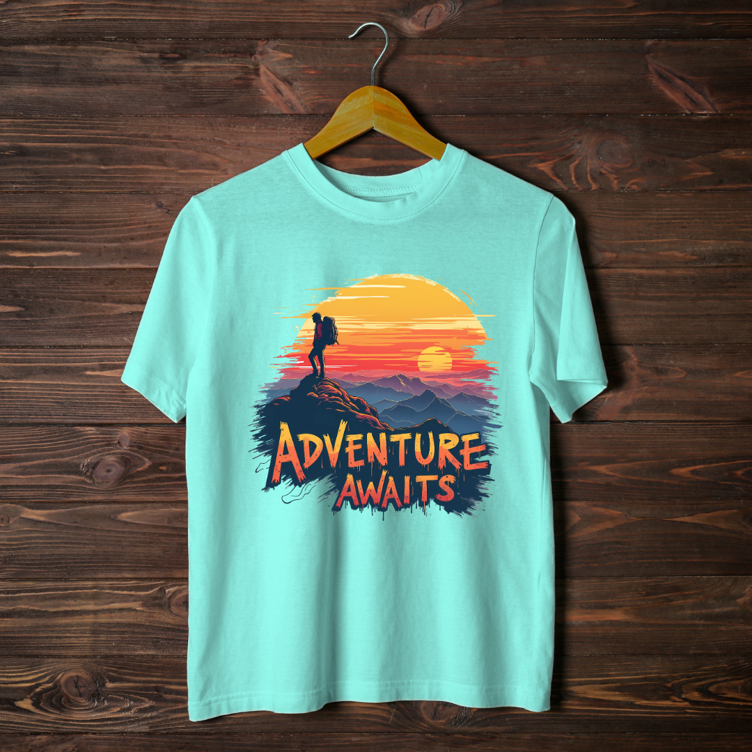 Adventure Awaits Unisex Light Tshirts