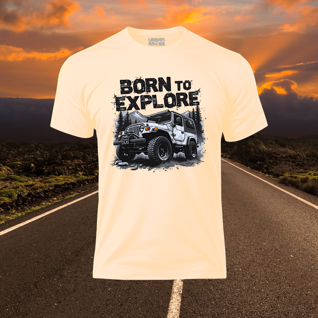 Born To Explore Unisex Classic Crew T-Shirt