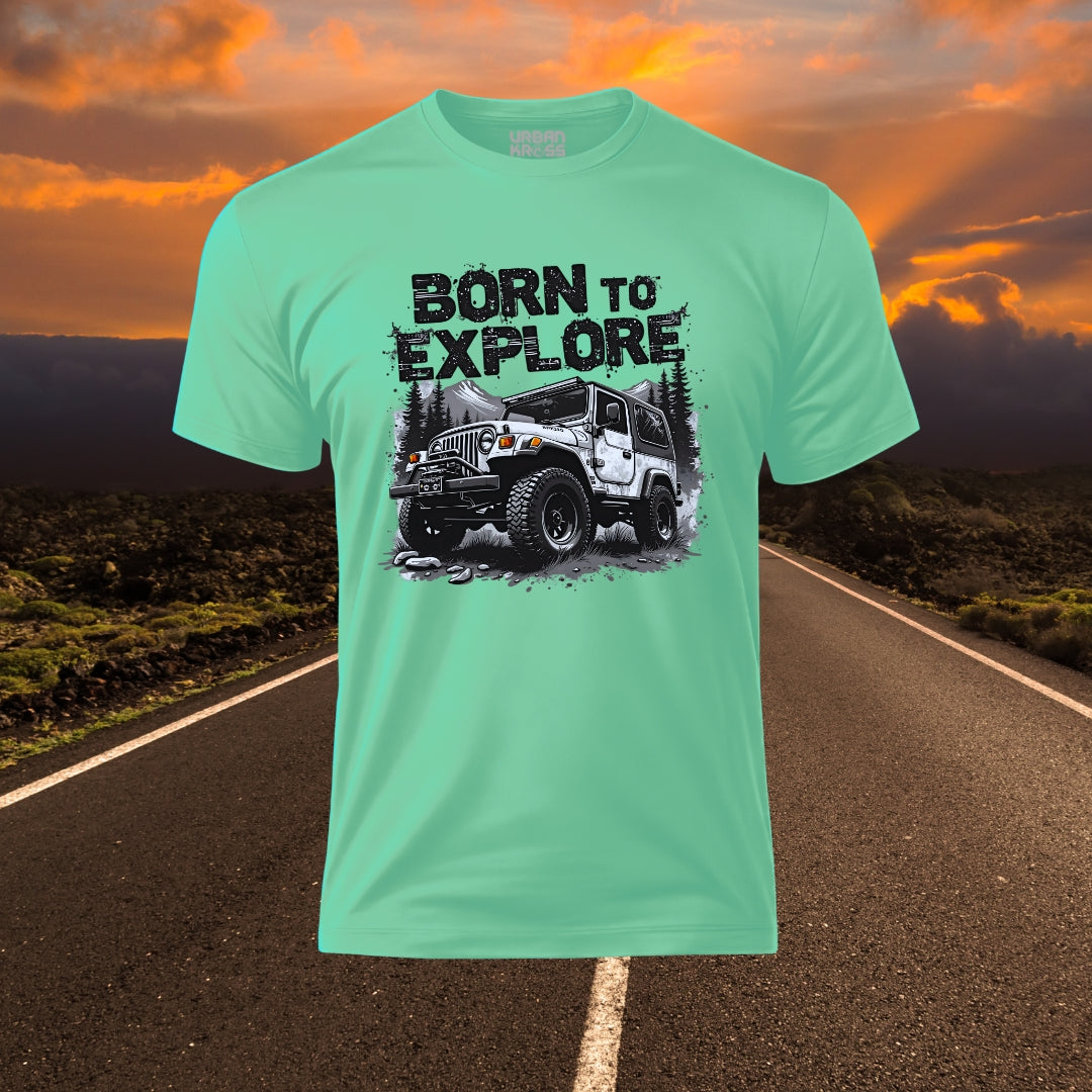 Born To Explore Unisex Classic Crew T-Shirt