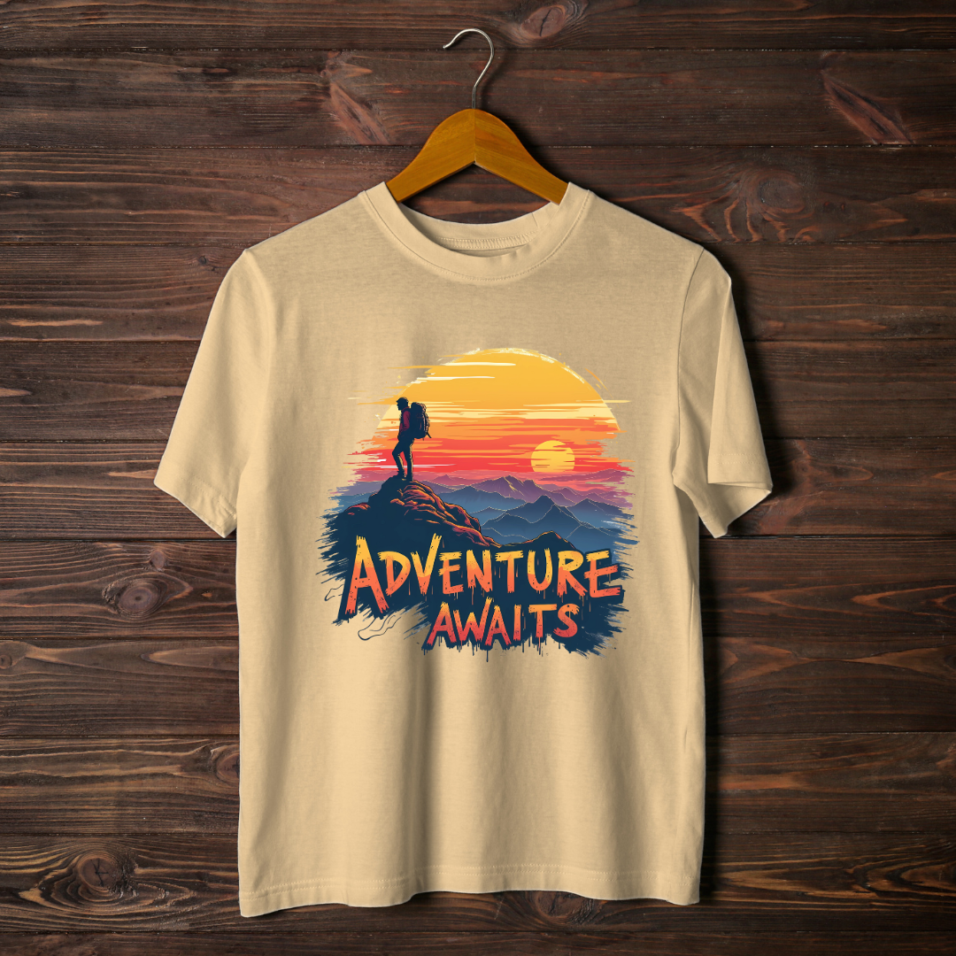 Adventure Awaits Unisex Light Tshirts