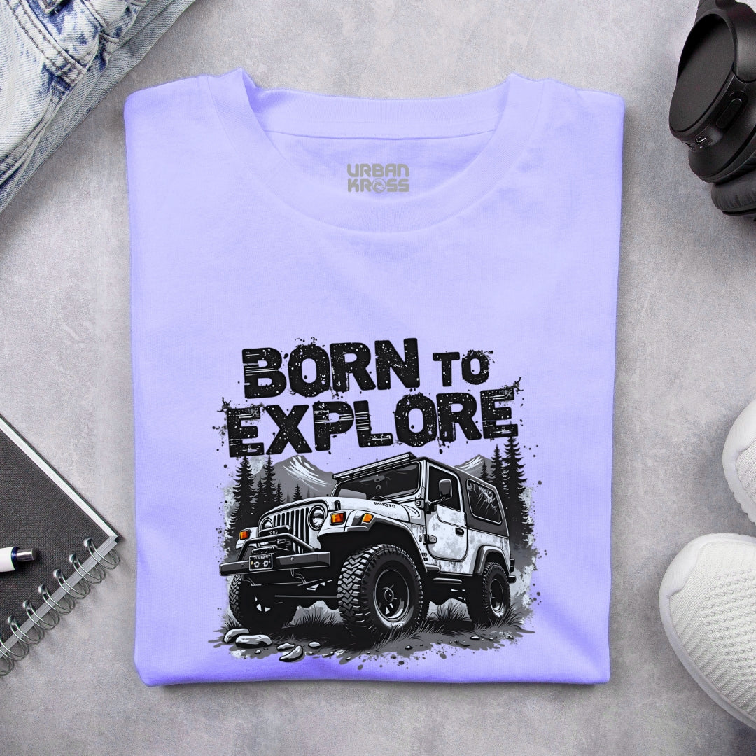 Born To Explore Unisex Classic Crew T-Shirt