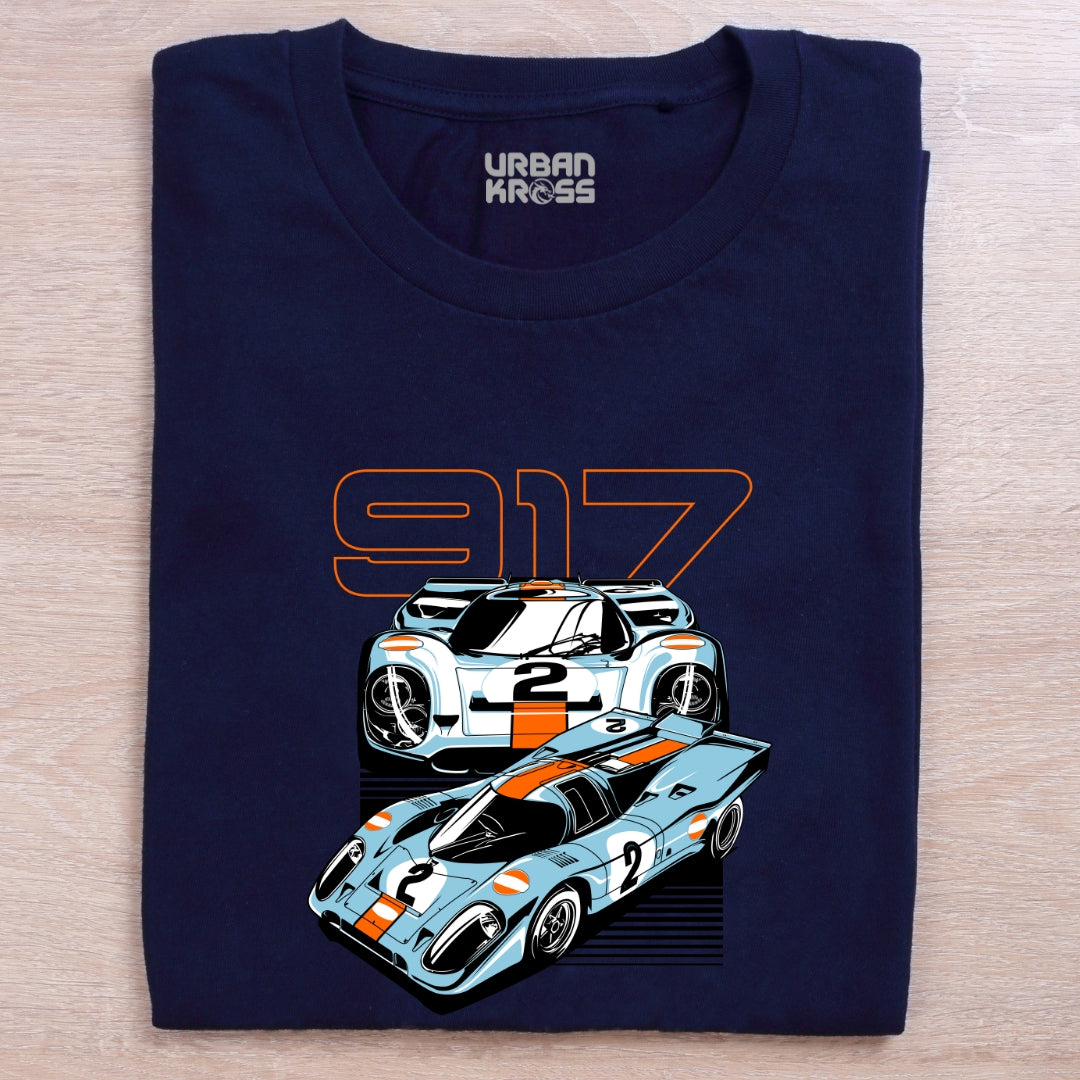Racing Car 917 Unisex Classic Crew T-Shirt
