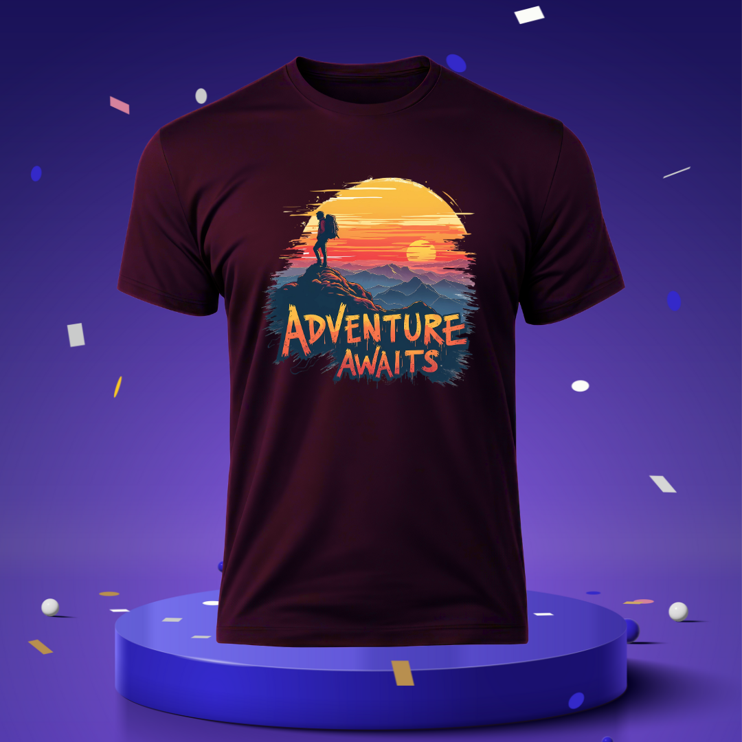 Adventure Awaits Unisex Dark Tshirts