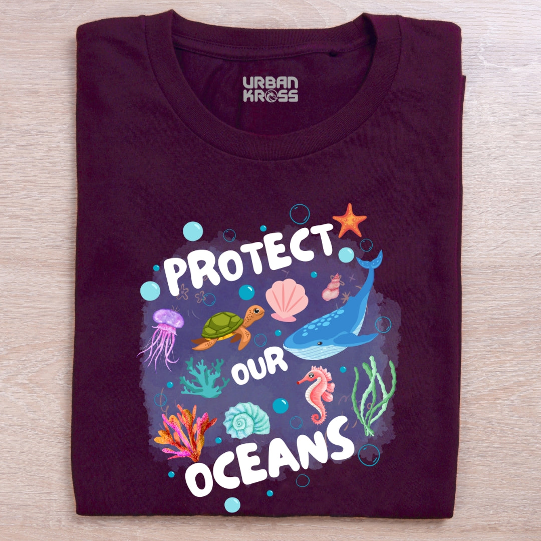 Protect Our Oceans Unisex Classic Crew T-Shirt